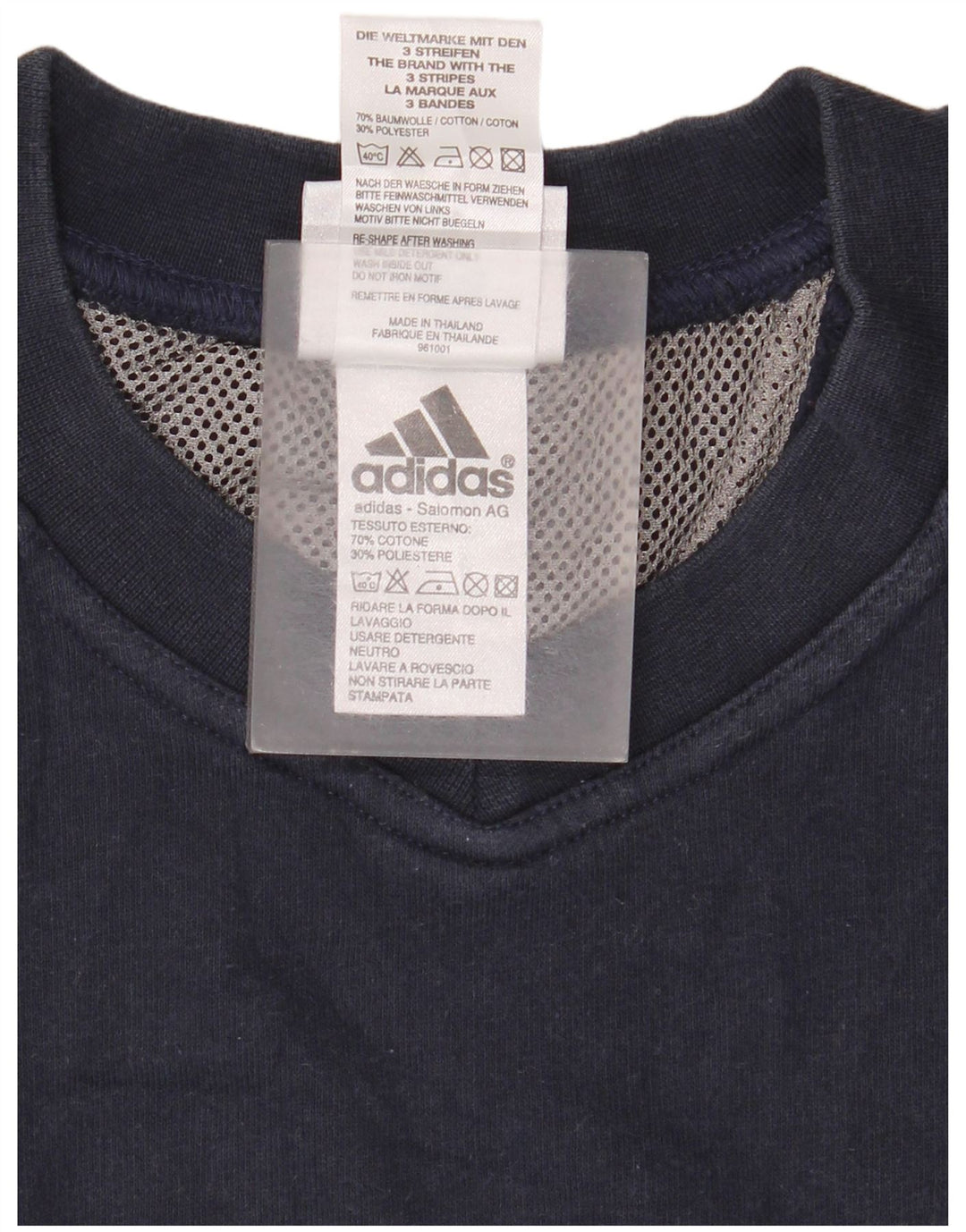 Adidas Boys Sweatshirt Jumper 11-12 år Marineblå Bomuld