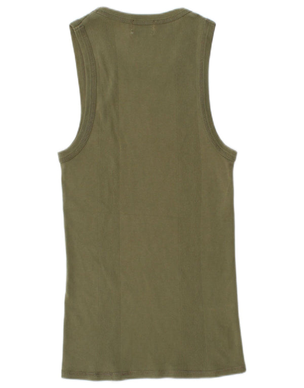 Levi's Damevest Top UK 12 Medium Khaki
