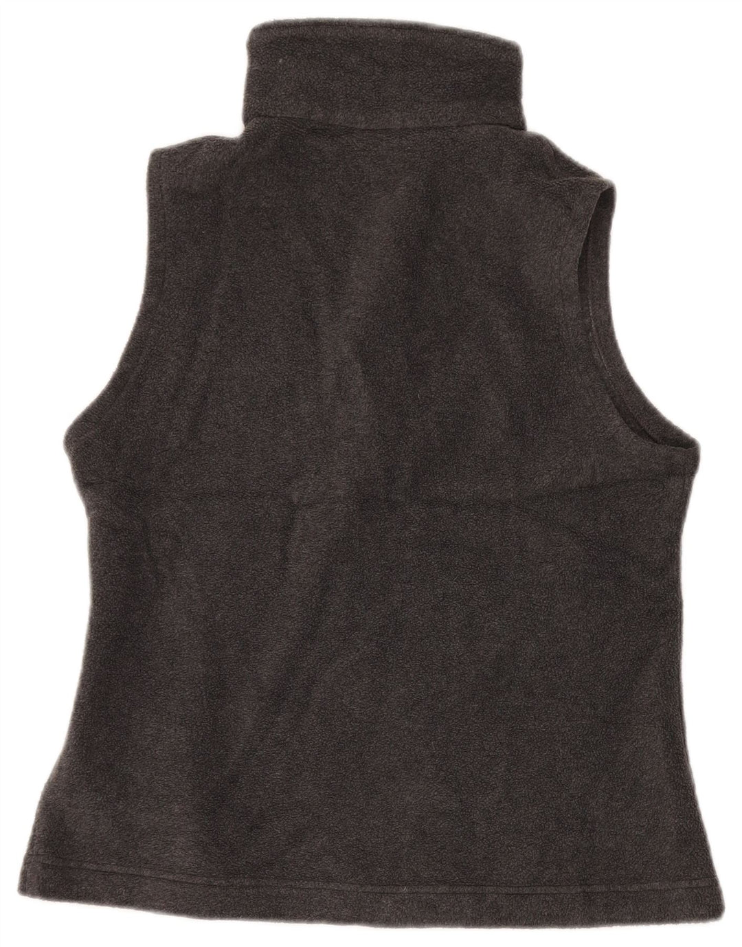 COLUMBIA Dame Fleece Gilet UK 14 Medium Grey Polyester