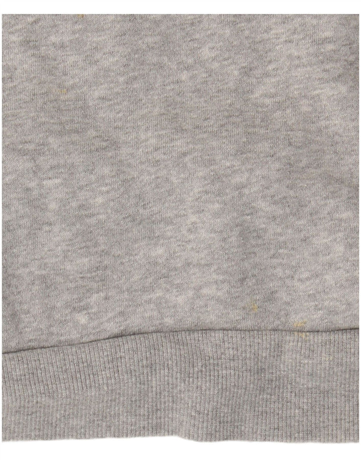 ADIDAS Grafisk hættetrøje til drenge 13-14 år Grå bomuld