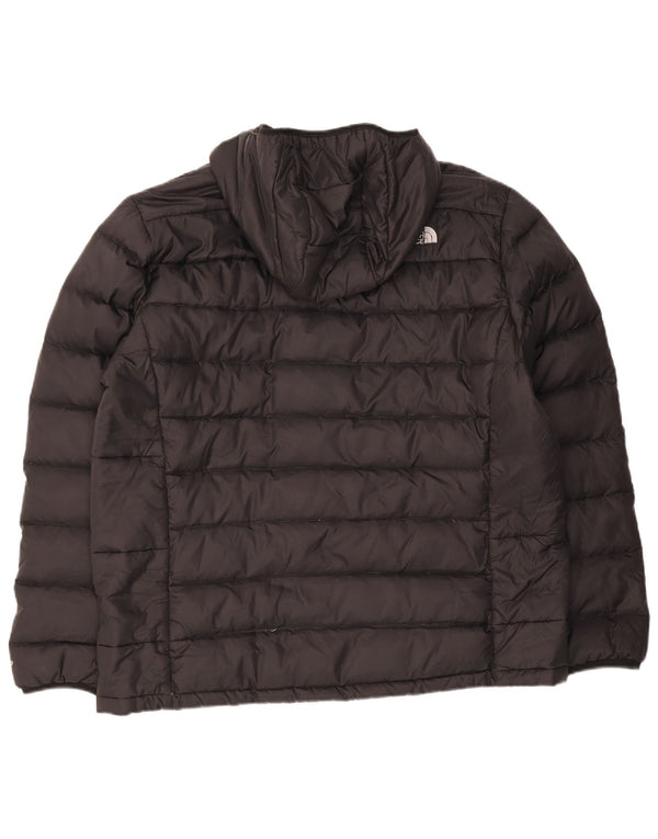 The North Face Herre hættepolstret jakke UK 44 2XL Sort Nylon