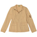 BENETTON Utilityjakke til kvinder IT 42 Medium Beige Bomuld