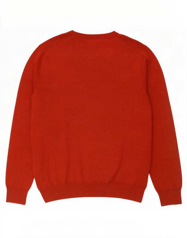 Marks & Spencer Herre V-hals sweater XL Rød Bomuld