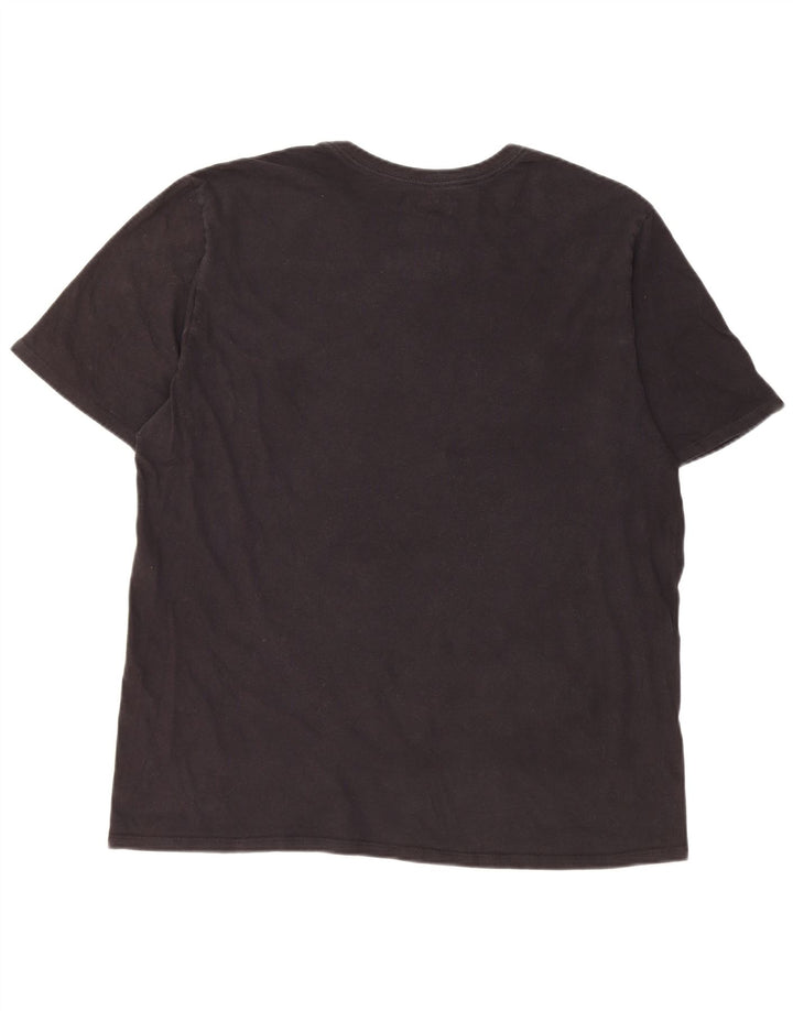 Hurley Herre Kortærmet Regular T-Shirt Top Stor Sort Bomuld