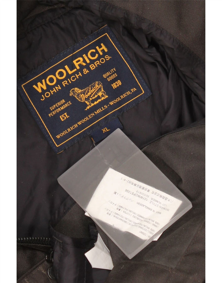 Woolrich Womens Utility Jacket UK 18 XL Sort Nylon