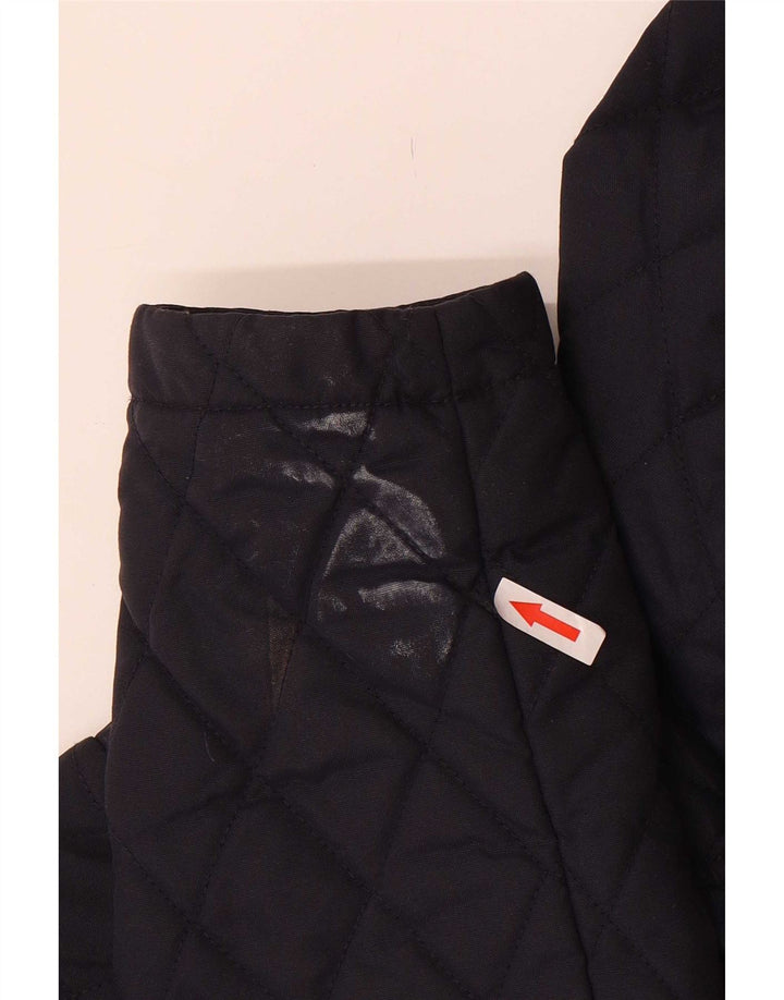 Jack Wills Herre quiltet jakke UK 40 Large Navy Blue Nylon