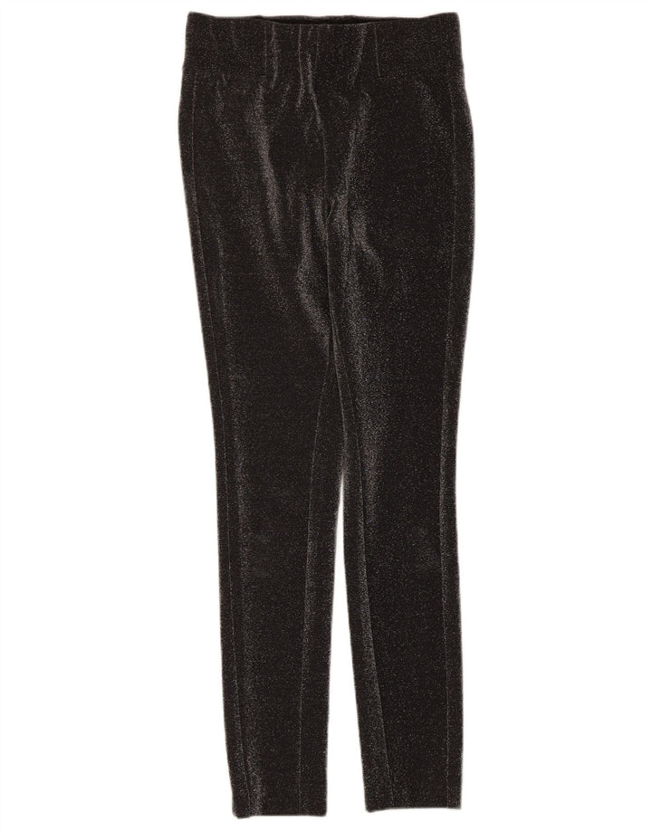 Marks & Spencer Womens Leggings UK 8 Small Black Flecked