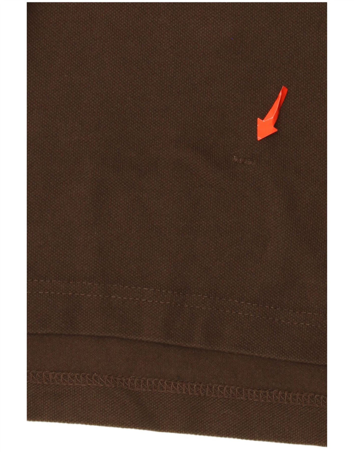 Tommy Hilfiger herre poloshirt XL brun bomuld