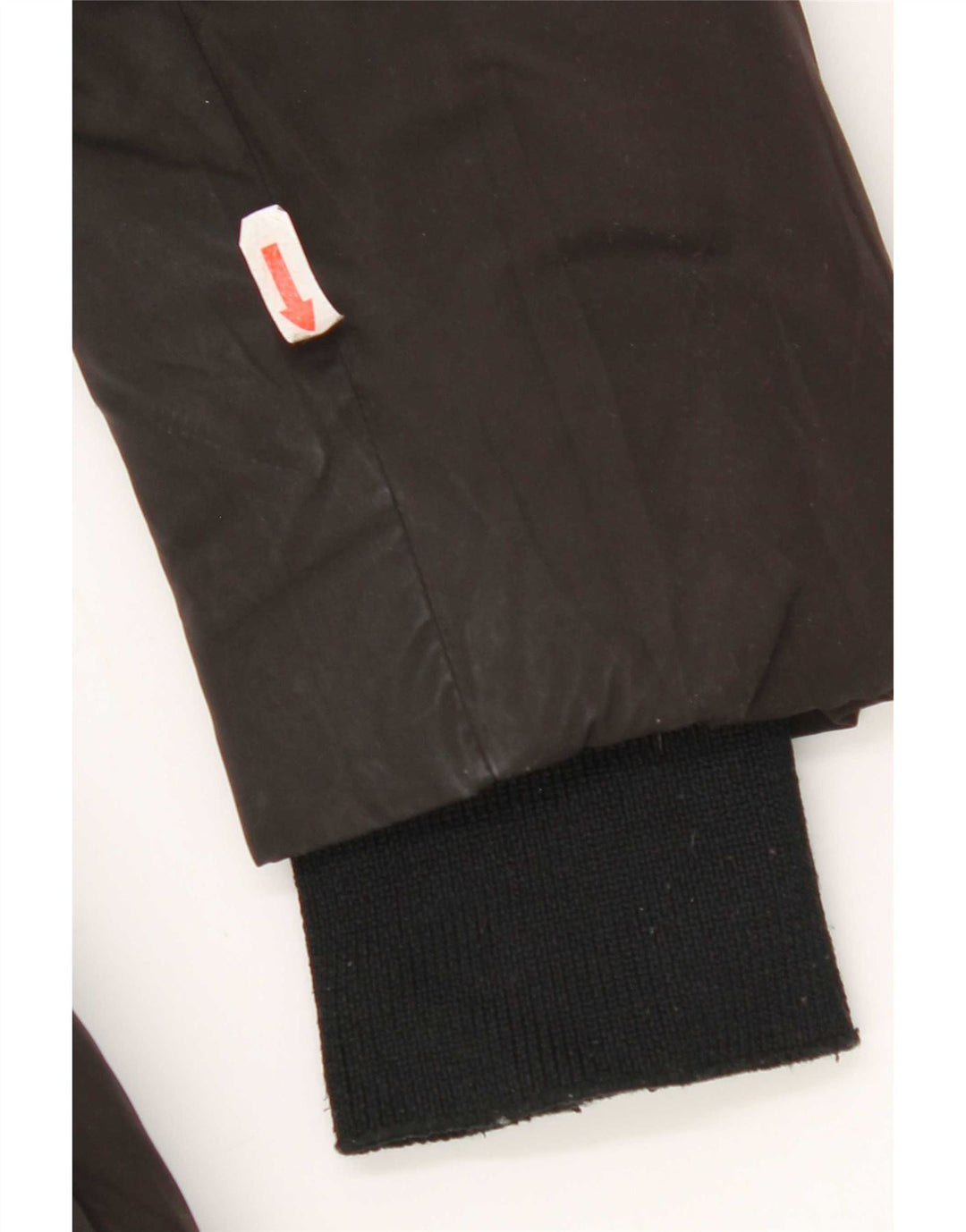 Zara Dame Hætte Polstret Frakke UK 14 Medium Sort Polyester