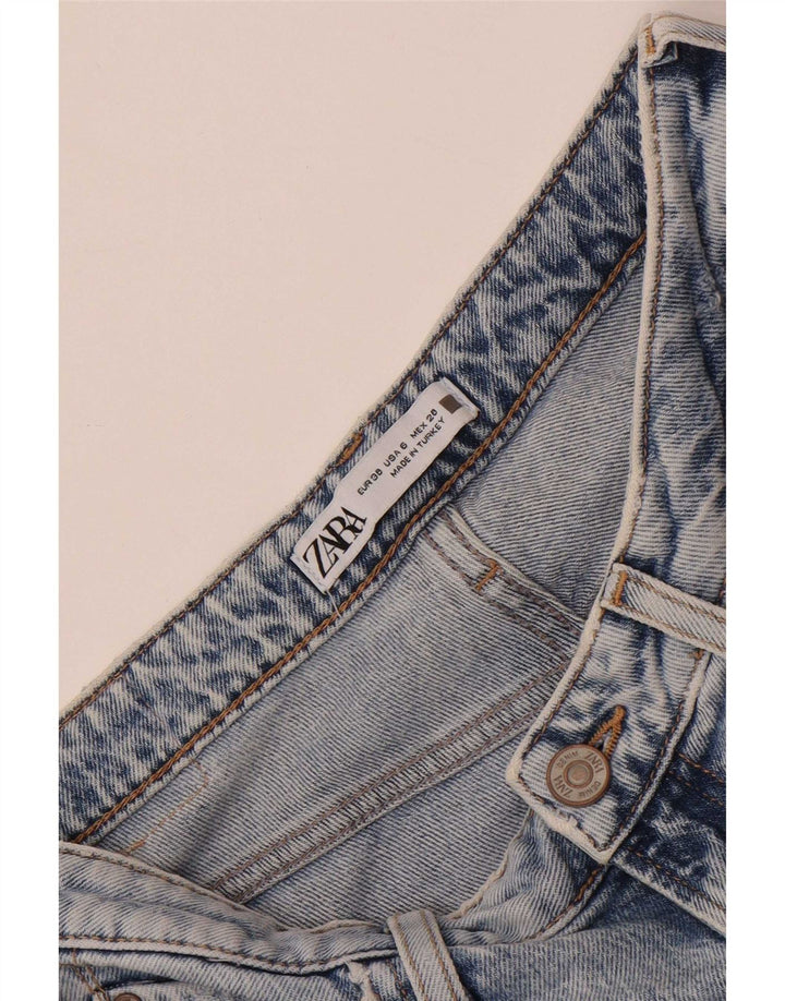 Zara Dame Slim Jeans EU 38 Small W28 L34 Blå