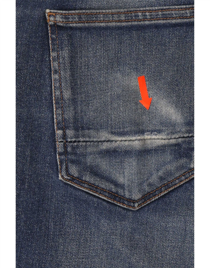 Zara Herre Slim Jeans EU 42 Large W32 L30 Blå