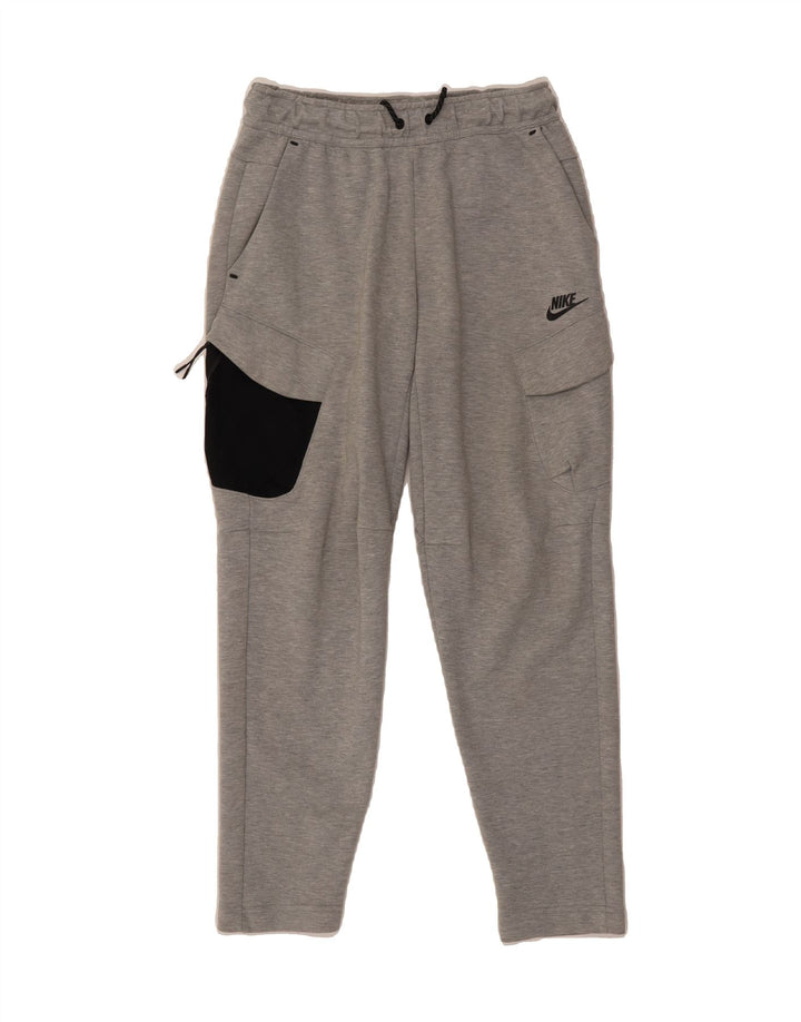 NIKE Mens Cargo Tracksuit Trousers Small  Grey Cotton Vintage Nike and Second-Hand Nike from Messina Hembry 