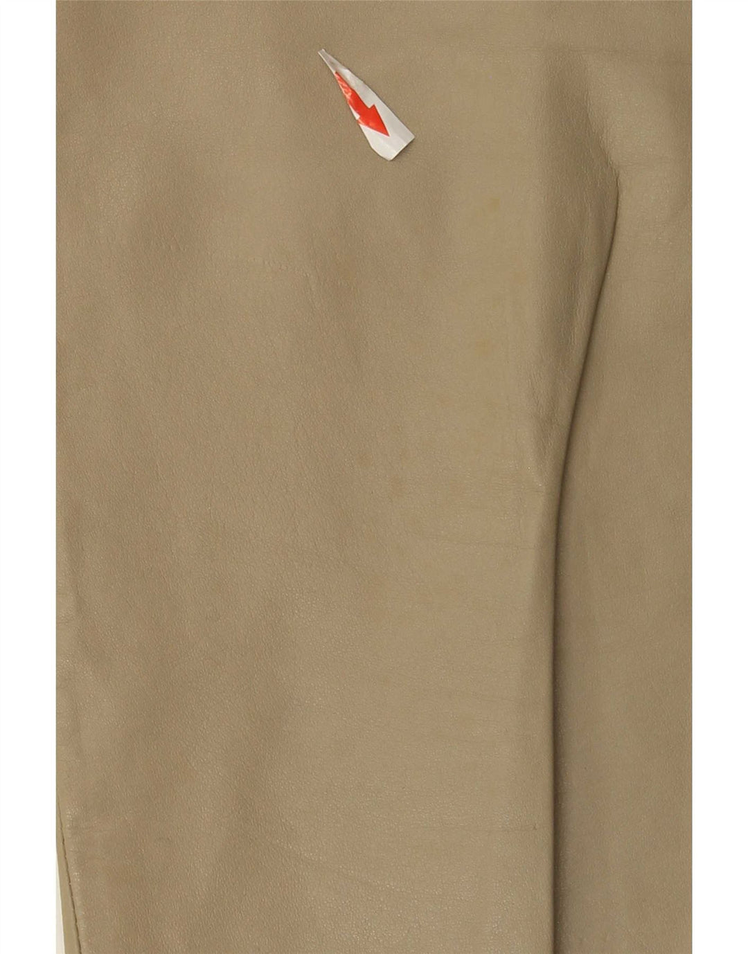 C&A koniske læderbukser til kvinder EU 40 Medium W28 L32 Beige læder