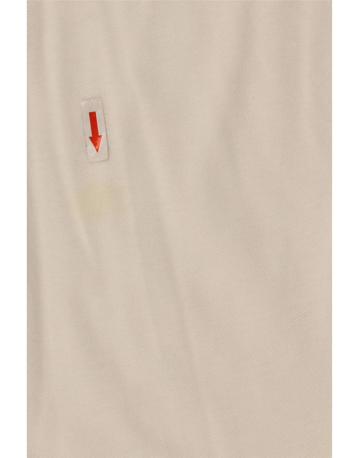 Adidas Dame Polo Shirt UK 12 Medium White Bomuld