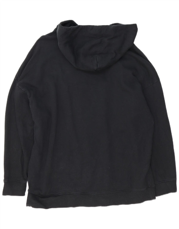 All Saints Herre hættetrøje Jumper Stor Sort Bomuld