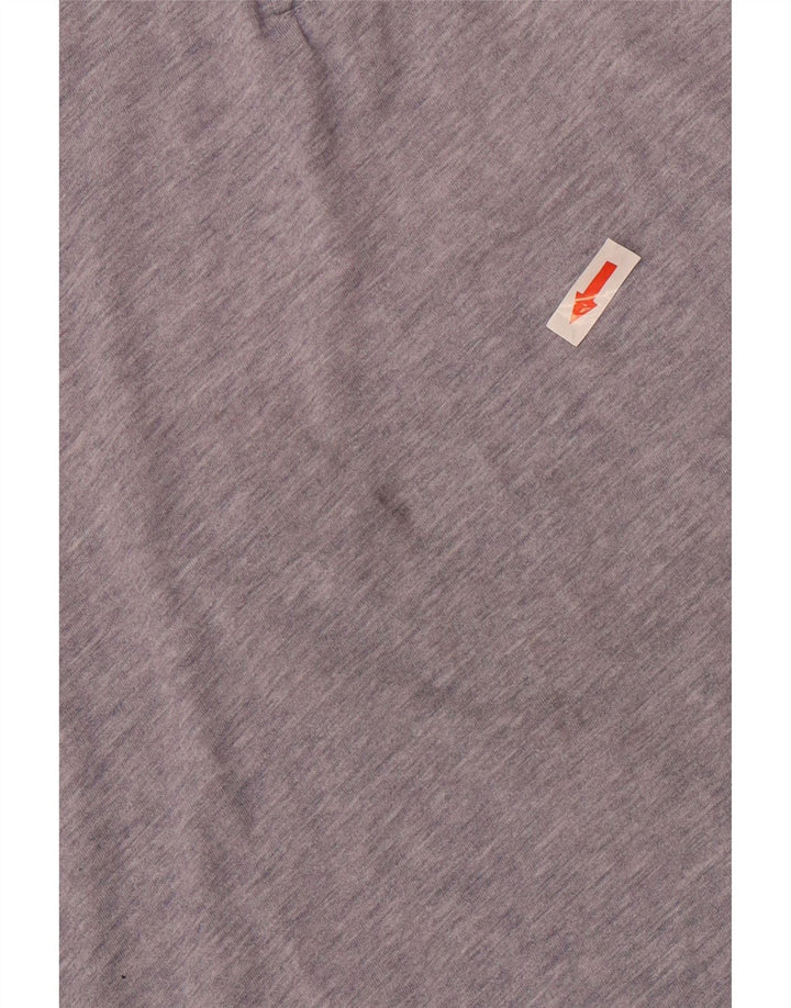 Nike Dri Fit poloshirt til mænd, stor grå farveblok nylon