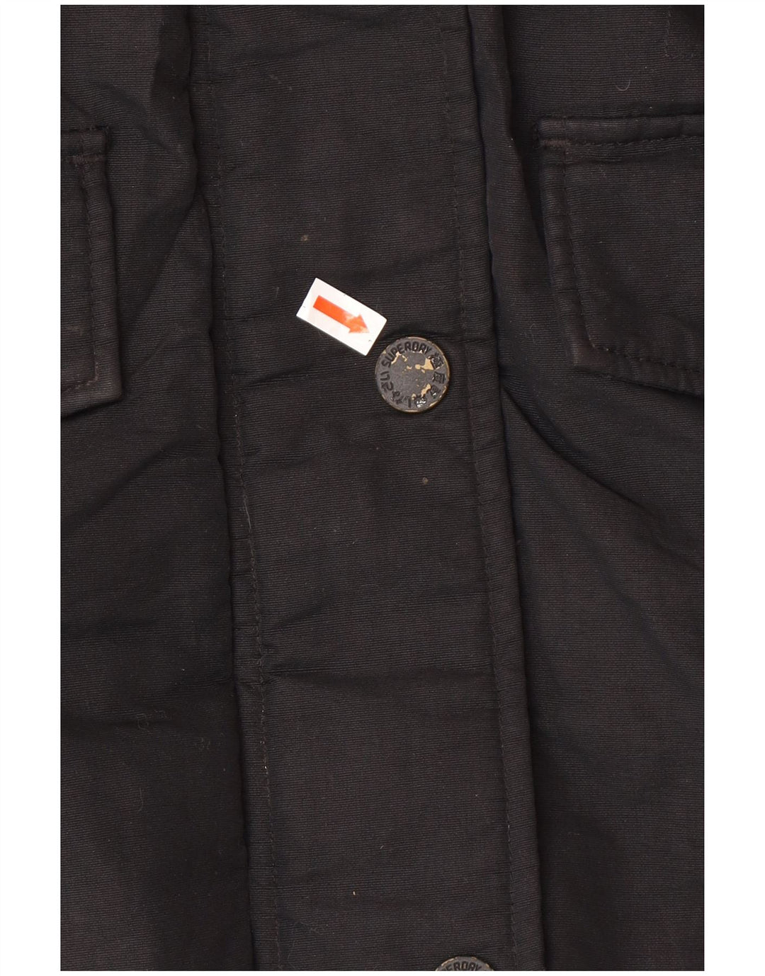 Superdry Parkajakke til kvinder UK 12 Medium Black Winter