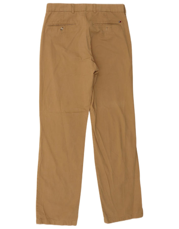 Tommy Hilfiger Herre Soho Straight Chino Bukser W32 L32 Beige Bomuld