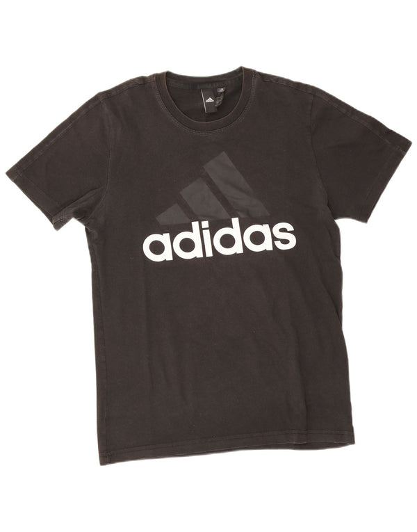 Adidas Herre grafisk T-shirt top lille sort bomuld