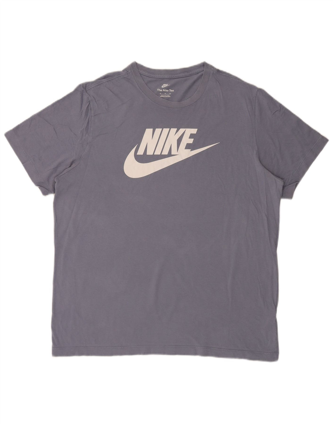 Nike grafisk T-shirt top til mænd XL blå bomuld