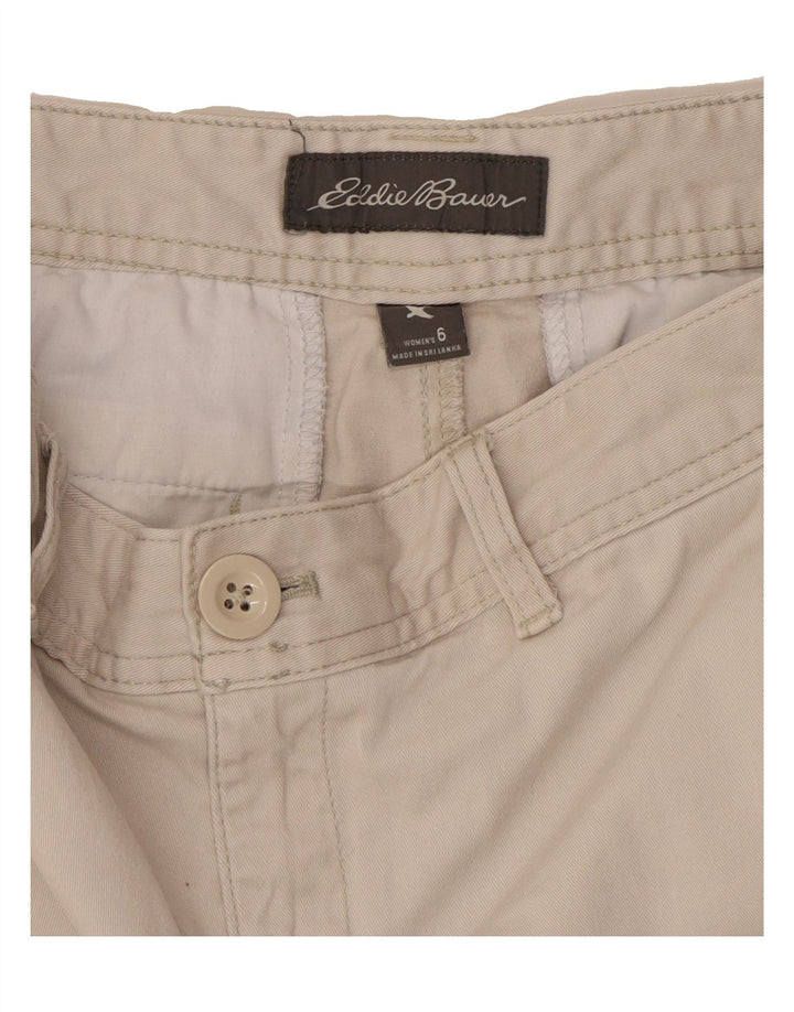 EDDIE BAUER Womens Chino Shorts US 6 Medium W30 Beige Cotton Vintage Eddie Bauer and Second-Hand Eddie Bauer from Messina Hembry 
