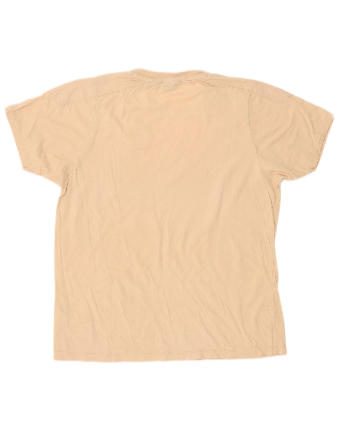 Fila Herre Grafisk T-Shirt Top Stor Beige Bomuld