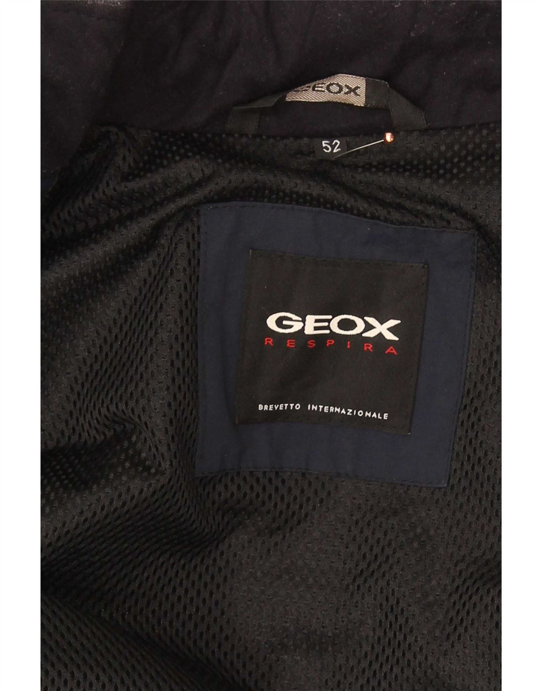 Geox Herre Respira Utility Jacket IT 52 XL Marineblå polyamid