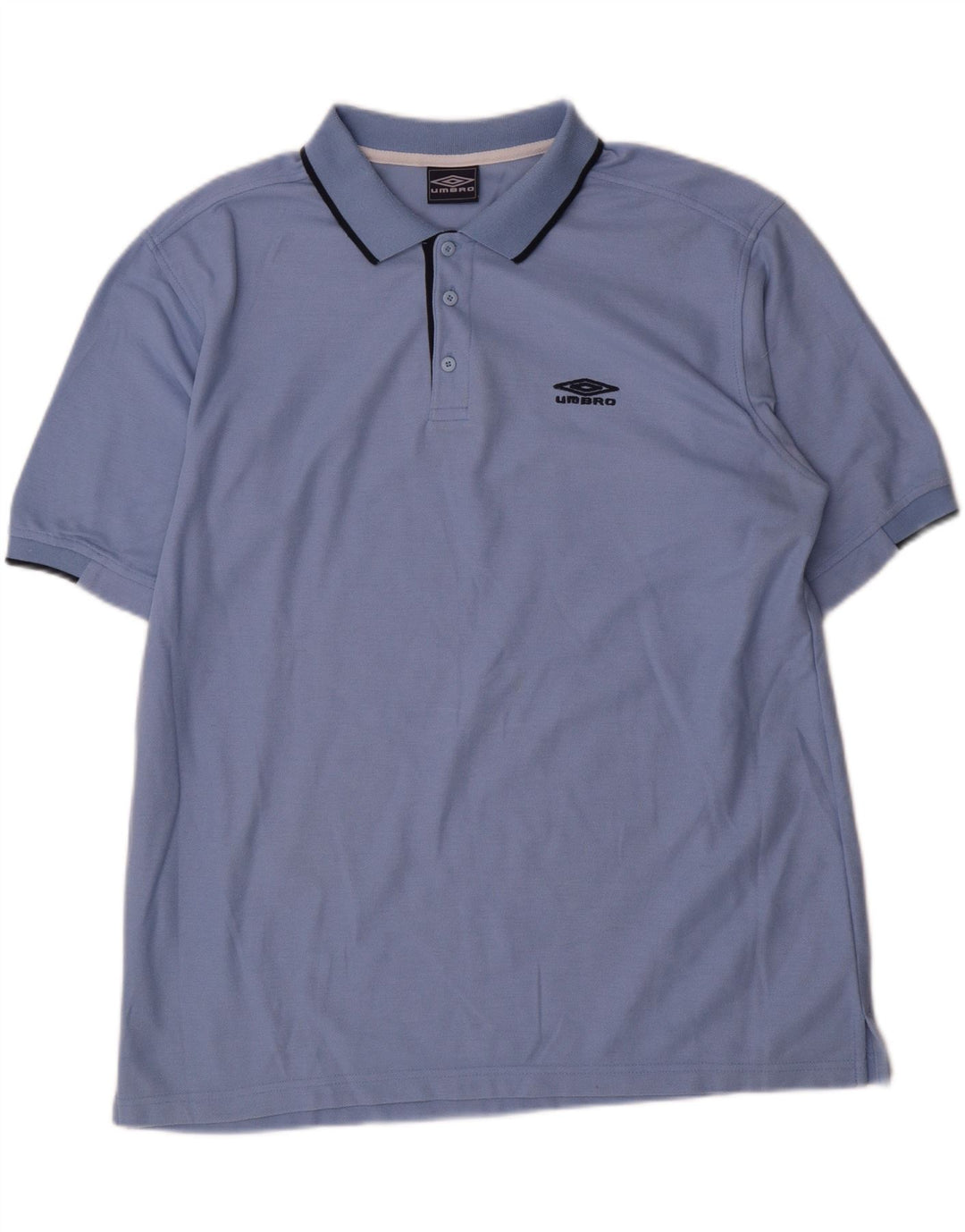 Umbro Herre Polo Shirt XL Blå Polyester