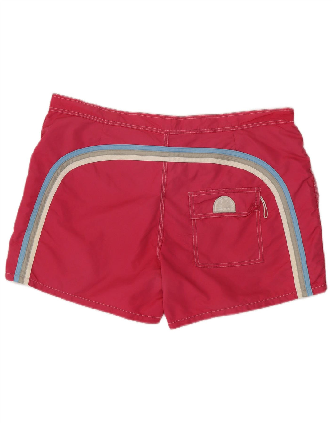 SUNDEK Badeshorts til mænd XL Pink Stribet Nylon
