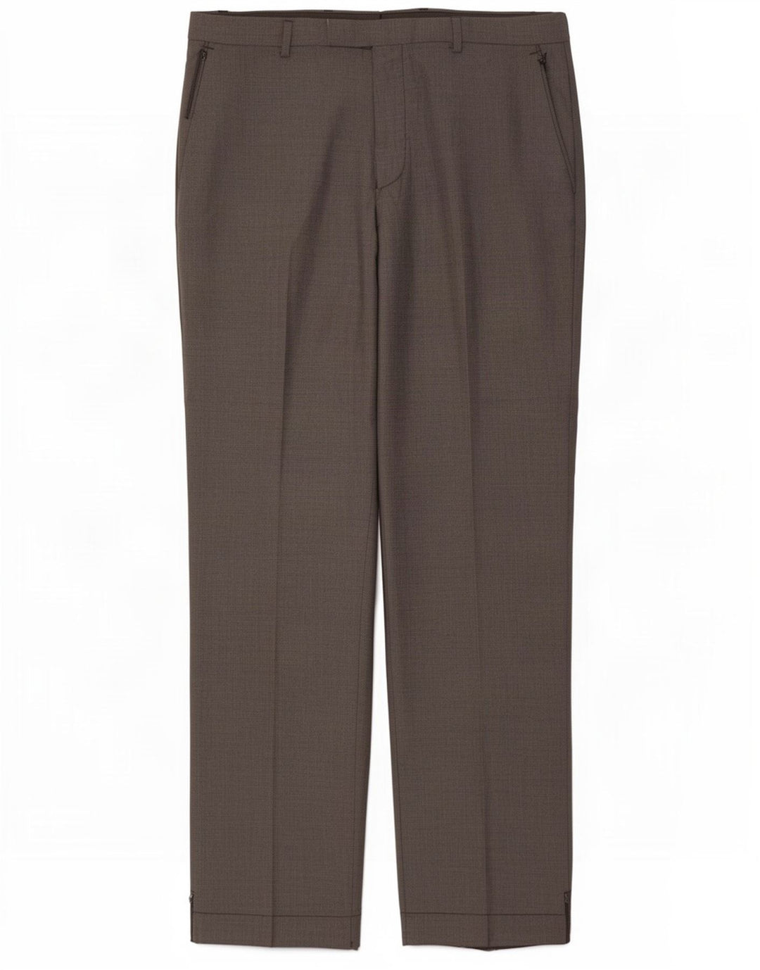 Marks & Spencer Herre skræddersyet pasform Casual Bukser W34 L33 Grå Polyester