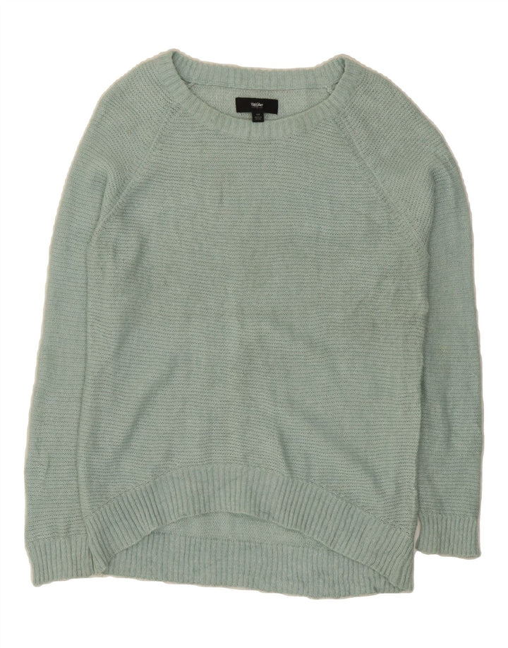 MOSSIMO Womens Boat Neck Jumper Sweater UK 14 Large Turquoise Acrylic Vintage Mossimo and Second-Hand Mossimo from Messina Hembry 