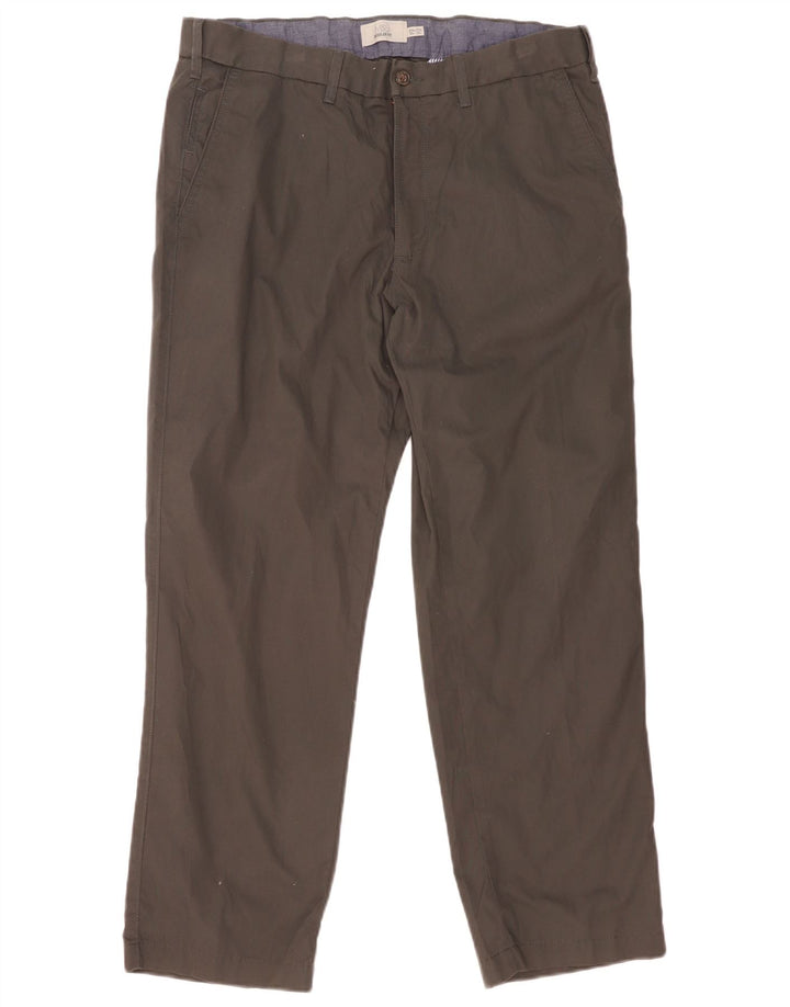 Marks & Spencer Herre Regular Fit Chinobukser W36 L29 Grå Bomuld