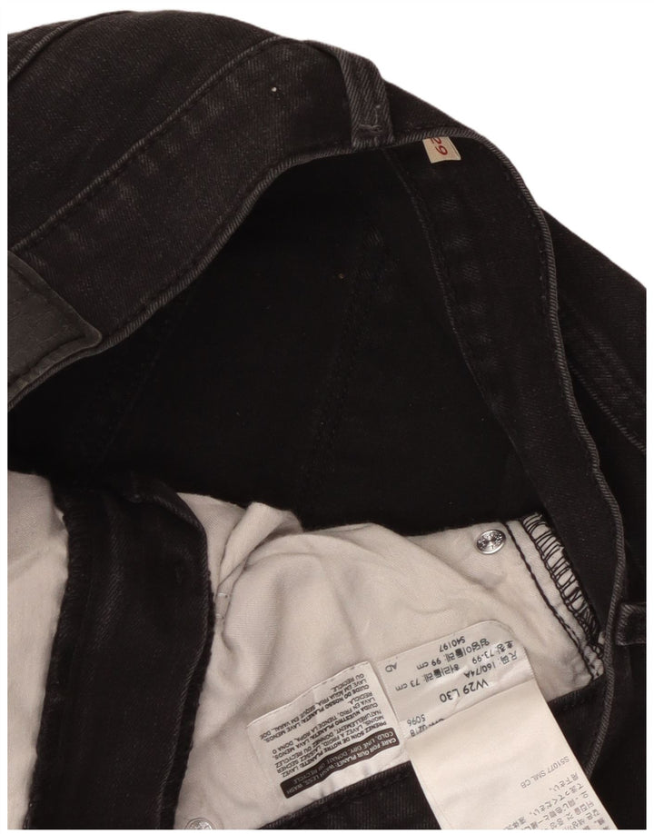 Levi's Womens 311 Shaping Skinny Jeans W29 L30 Sort bomuld