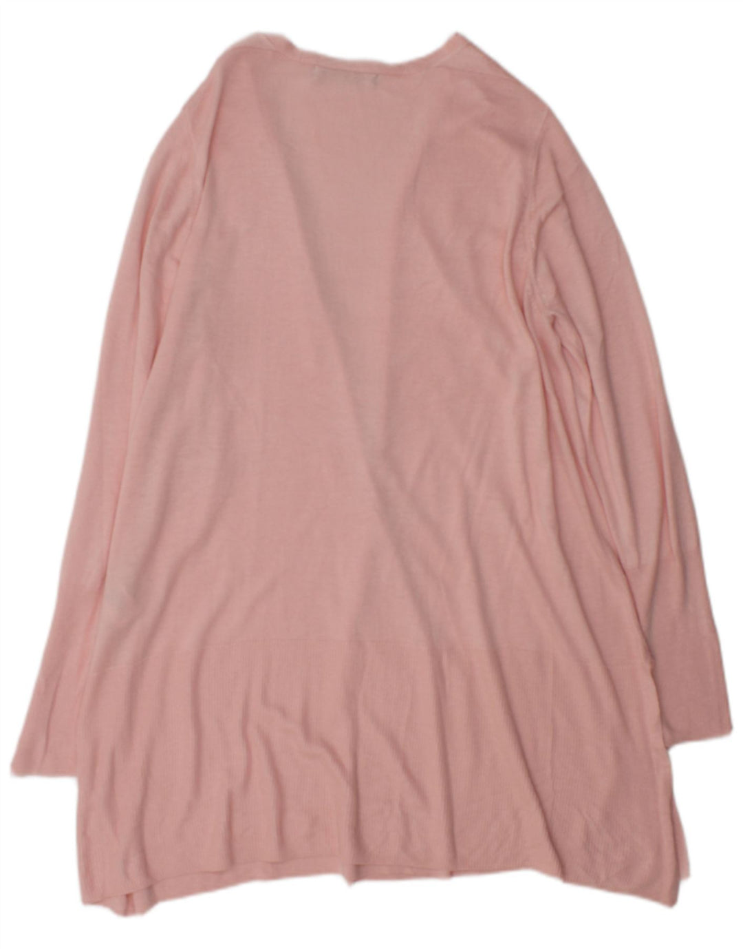 Marks & Spencer Dame Longline Åben Cardigan Sweater UK 16 Large Pink
