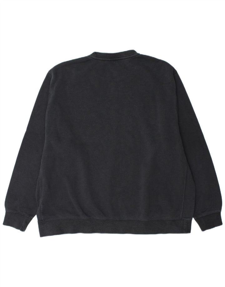 NIKE Sweatshirt-trøje til mænd 2XL sort bomuld