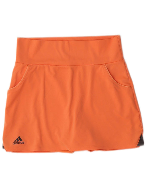 ADIDAS Pige Skort 11-12 År Orange Polyester Sports
