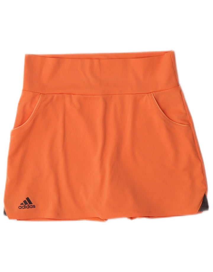 ADIDAS Pige Skort 11-12 År Orange Polyester Sports