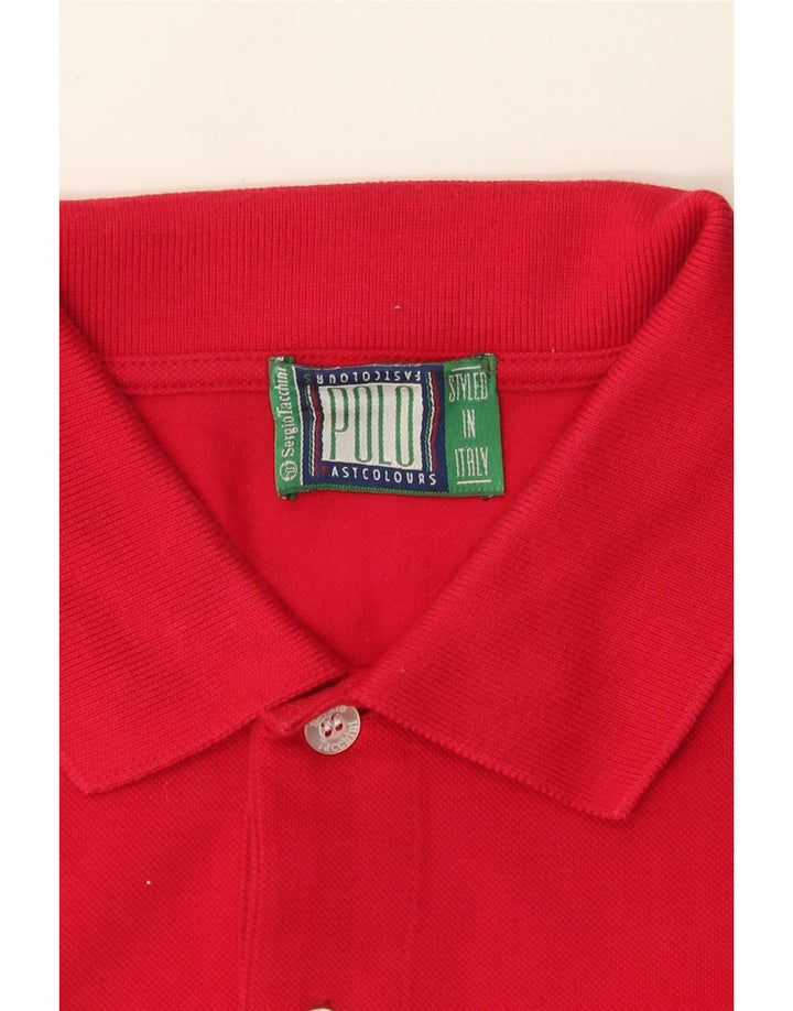 Sergio Tacchini herre poloskjorte stor rød
