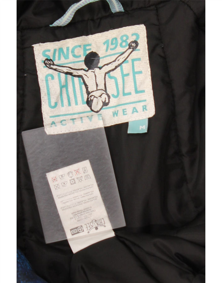 CHIEMSEE Windbreaker-jakke med hætte til mænd UK 38 Medium Blue Tie Dye