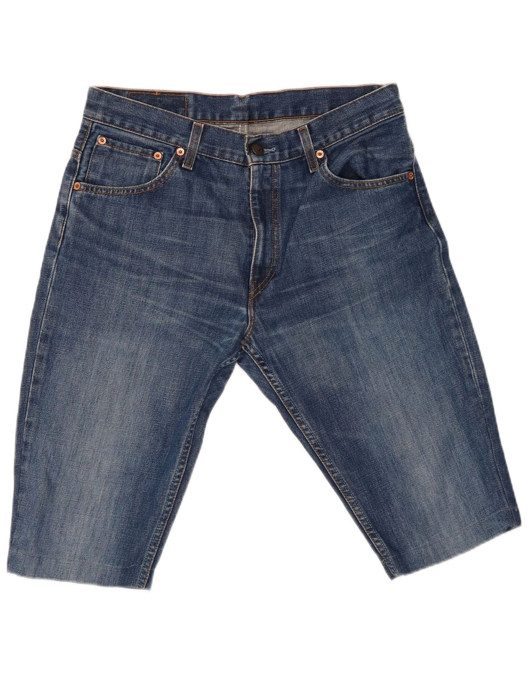 Levi's Herre 516 denimshorts W32 mellemblå bomuld