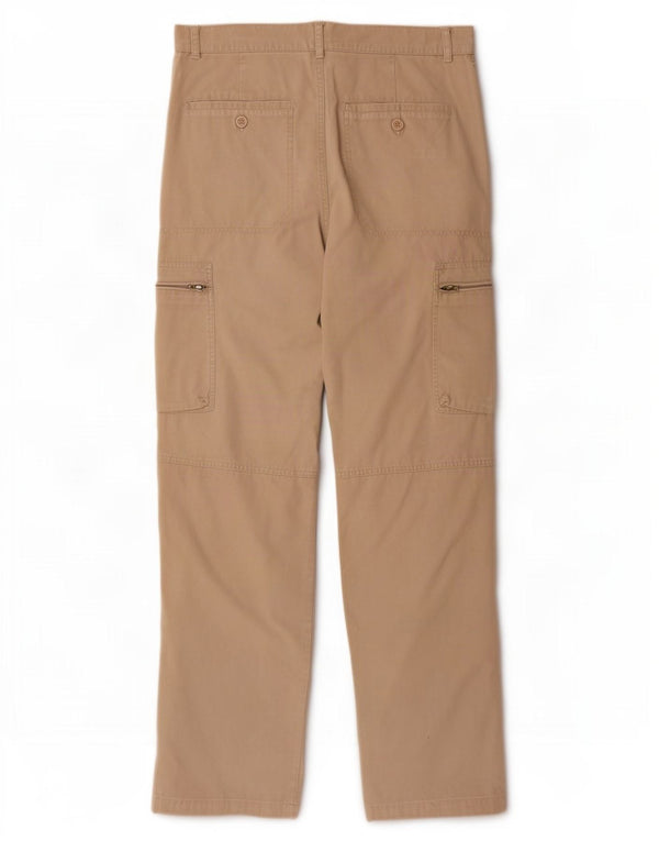 Lotto Herre Straight Cargo Bukser Small W27 L31 Beige Bomuld