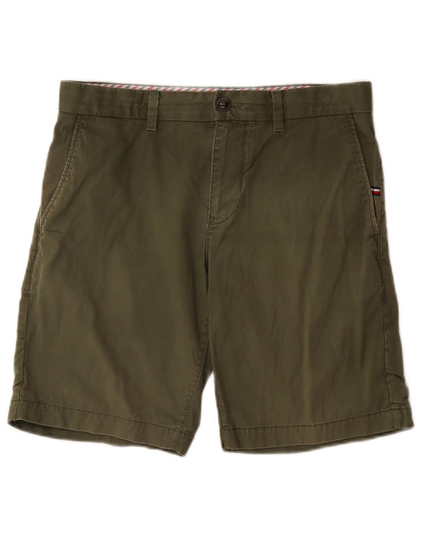 Tommy Hilfiger Herre Chino Shorts W30 Medium Khaki Bomuld