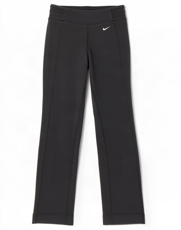 Nike Dame Leggings UK 6 XS Sort Bomuld