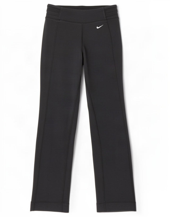 Nike Dame Leggings UK 6 XS Sort Bomuld