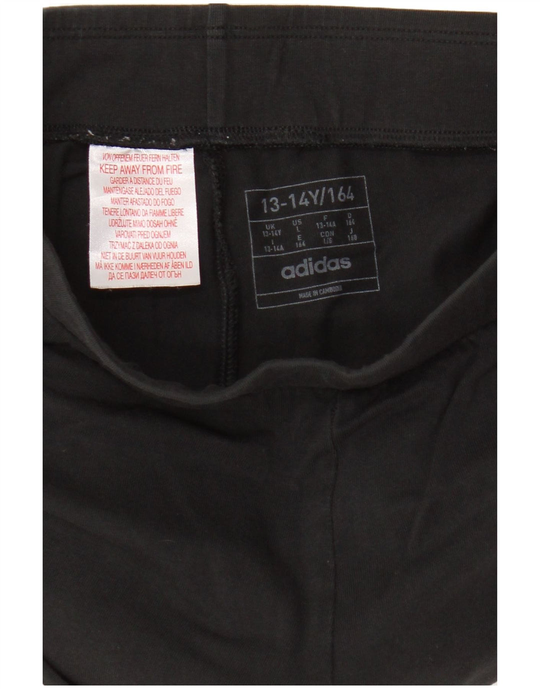 Adidas Pige Leggings 13-14 år Sort