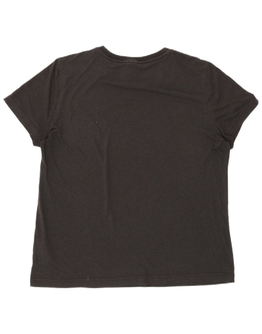 ADIDAS Grafisk T-shirt top til kvinder UK 20/22 XL Sort bomuld