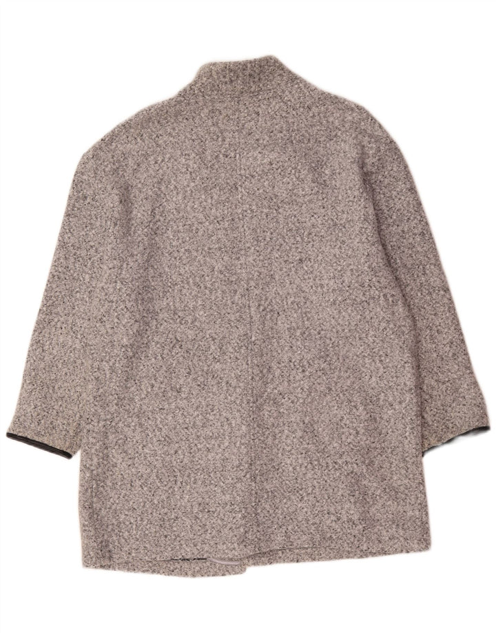 Marks & Spencer Dame åben overfrakke UK 20 2XL Grå Flecked Polyester