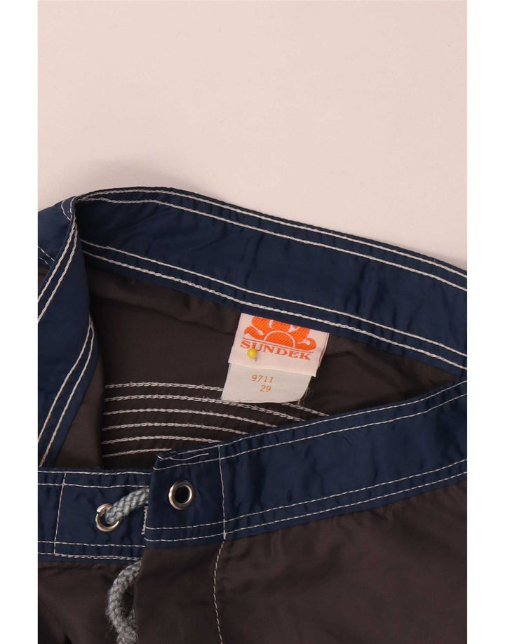 Sundek Herre badeshorts Små Grå Colourblock