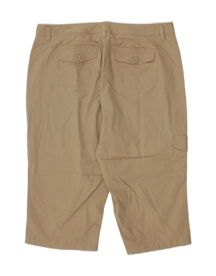 DOCKERS Womens Cargo Bermuda Shorts US 16 2XL W38  Beige Cotton Vintage Dockers and Second-Hand Dockers from Messina Hembry 