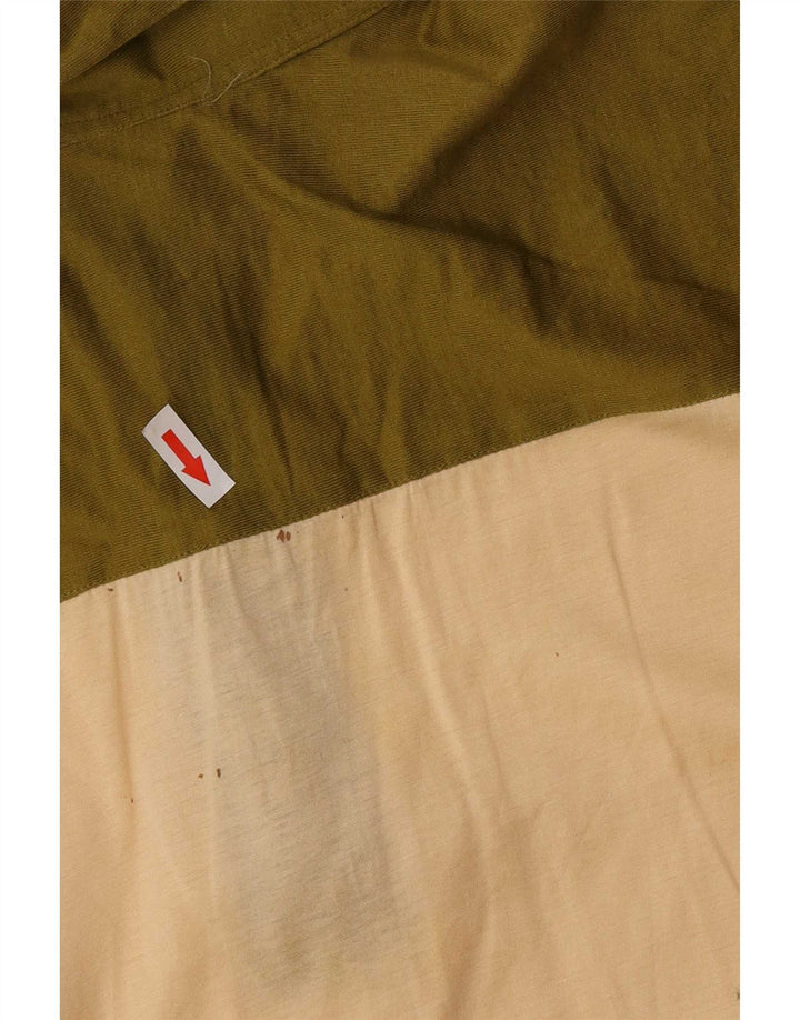 Vintage herre poloshirt IT 50 Medium Beige Colourblock